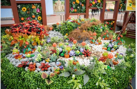 World’s first LEGO flower garden blooms in Malaysia