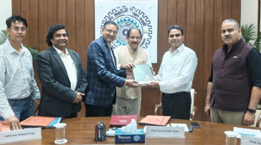 इंडियन नर्सरीमेन एसोसिएशन और आईआईटी रुड़की के बीच नर्सरी क्षेत्र में आर्टिफिशियल इंटेलिजेंस विकसित करने के लिए एमओयू पर हस्ताक्षर