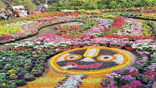 एकीकृत बागवानी विकास मिशन अंतर्गत जिला स्तरीय पुष्प प्रदर्शनी का समापन