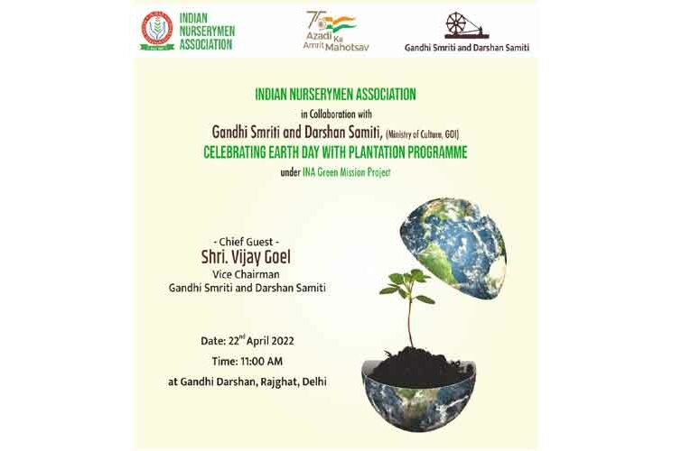Celebrating ‘World Earth Day’ 2022 under INAs’ Green Mission Project