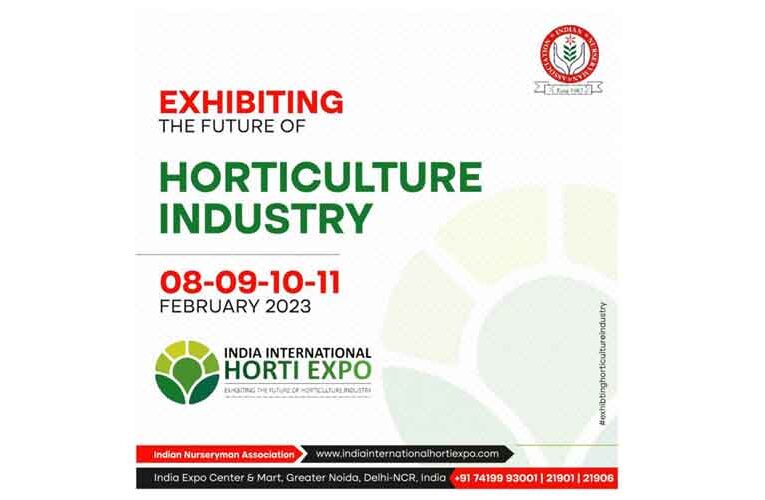 Indian International Horti Expo- 8-11 Feb, 2022