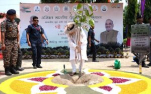 Amit Shah Planting 40 Millionth Tree