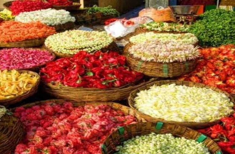 तमिलनाडु में फूलों की किमत में आई उछाल