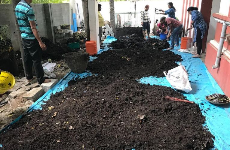 Banashankari Temple’s Green Initiative: Transforming Food and Flower Waste into Compost